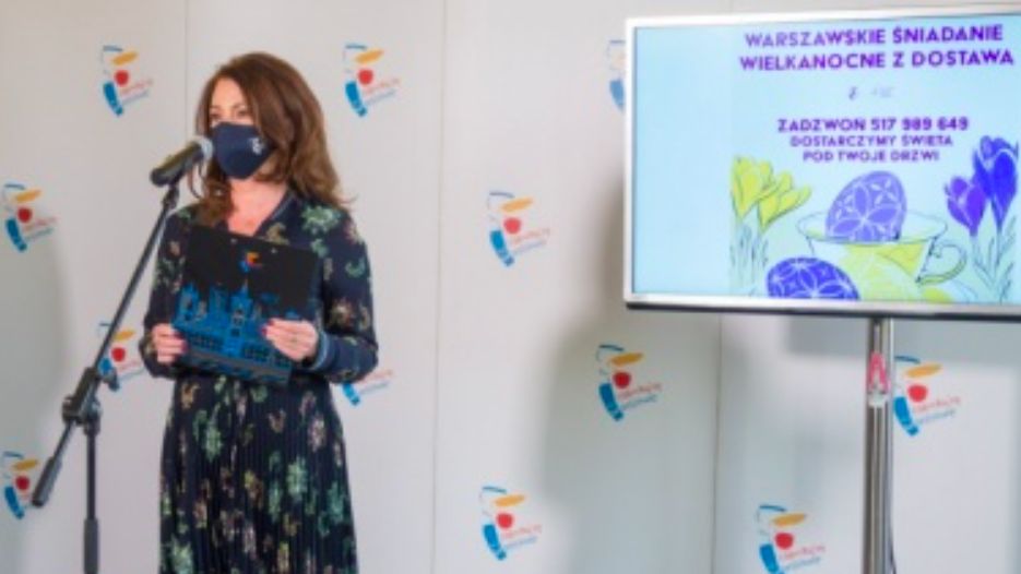 Warszawa.  - Pandemia pokazała nam, jak ważna jest solidarność społeczna i że wśród nas jest wiele osób, które chcą pomagać innym - powiedziała wiceprezydent Warszawy Aldona Machnowska-Góra
