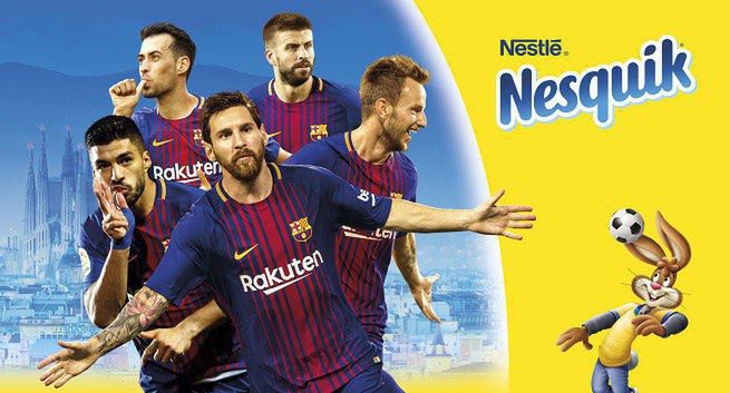 Nesquik z loterią dla fanów futbolu - „Graj o trening w Barcelonie!”