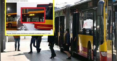 Wrocław. "***** PiS" na autobusowej tablicy. Kierowca poniesie konsekwencje