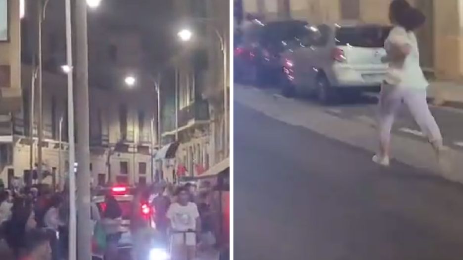 Demonstracja pod synagogą w mieście Melilla