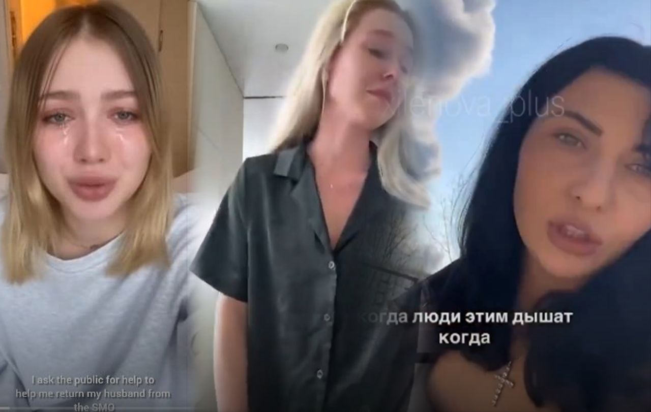 Płaczą do kamer, to "babski bunt". W Rosji rośnie nowy problem władzy