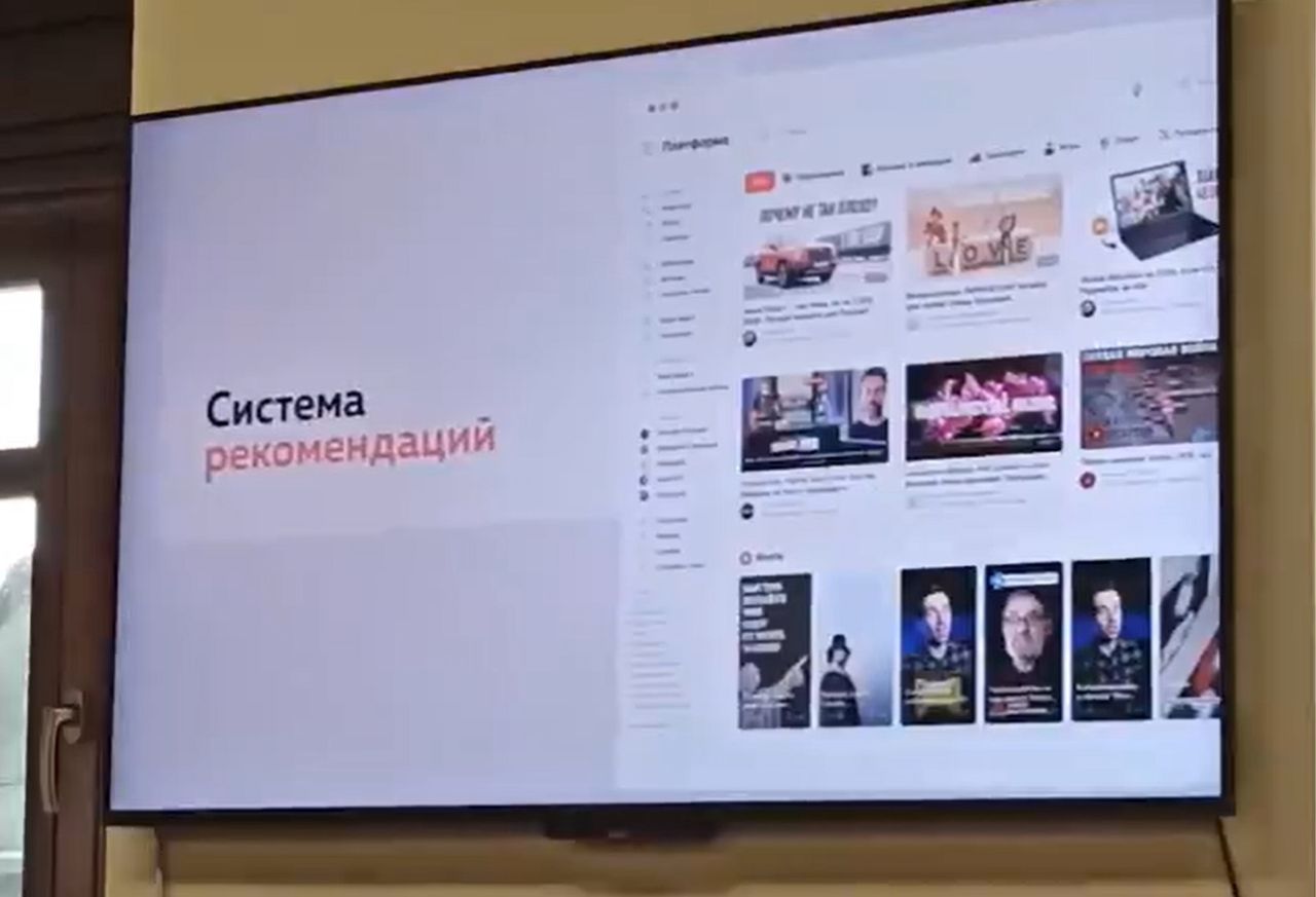Russians created a platform modeled on YouTube