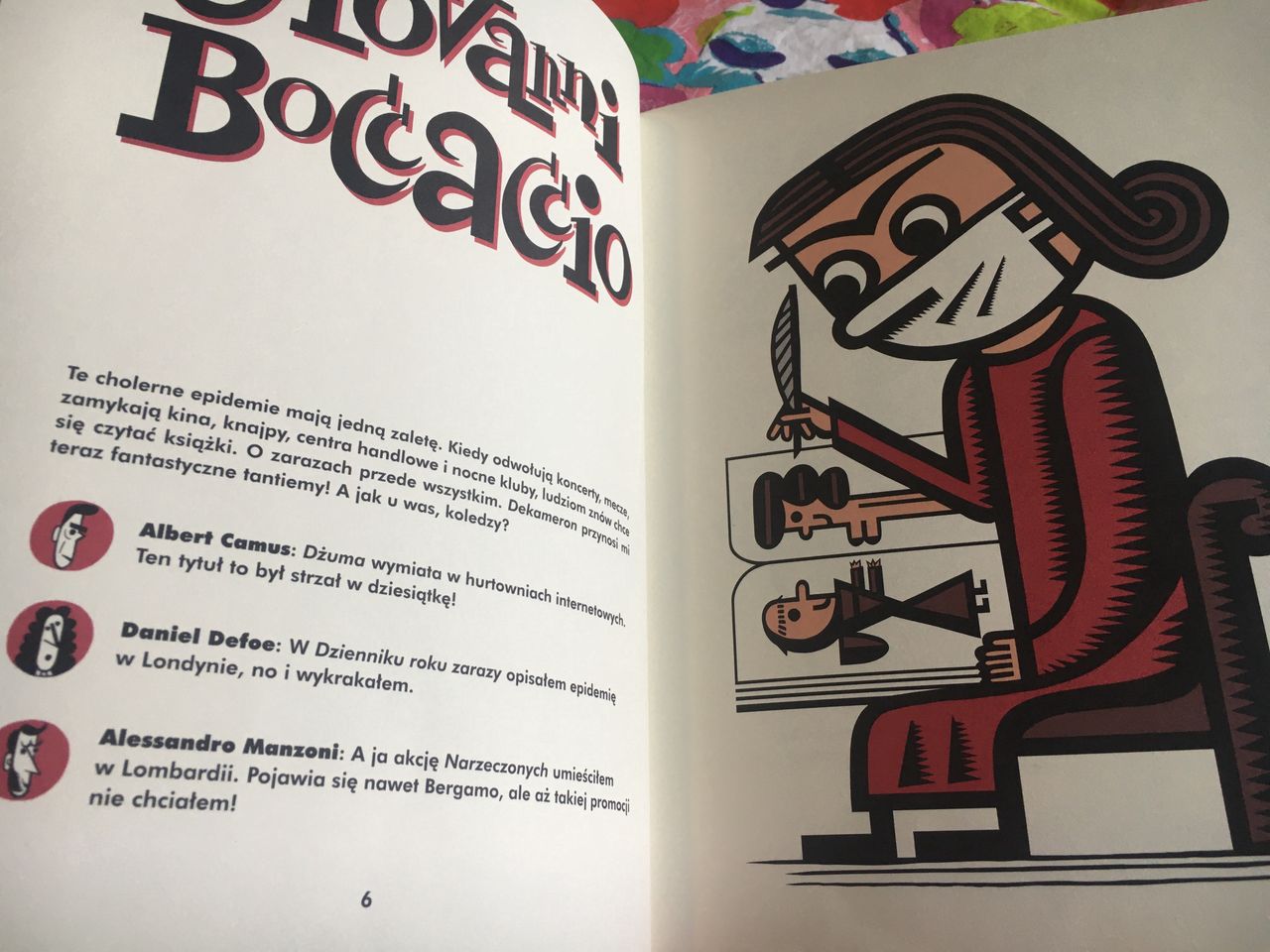 Wrocław. Album Tomasza Brody "Bookface" to spotkanie z kwiatem światowej literatury, z pełnym humoru uzupełnieniem i aktualizacją