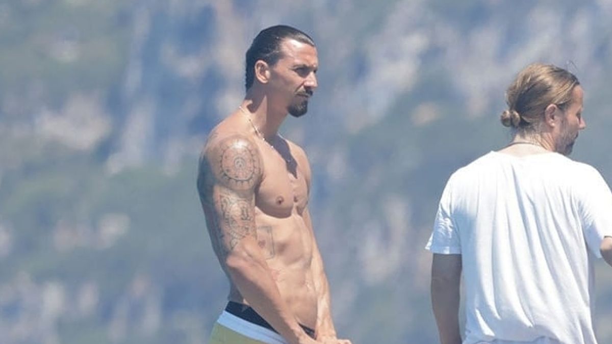 Zlatan Ibrahimović na wakacjach