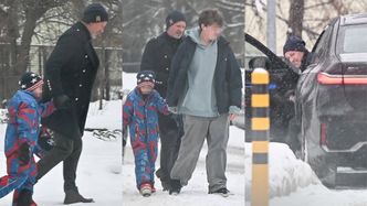 Radosław Majdan podjechał po syna bmw za ponad 600 TYSIĘCY zł. Tym razem obyło się bez awantury i wulgaryzmów... (ZDJĘCIA)