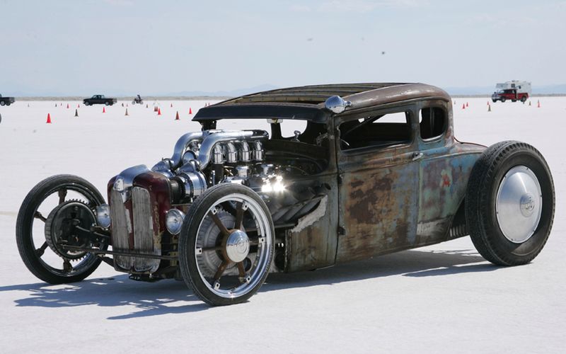 Hot Rod w Bonneville (fot. bangshift.com)