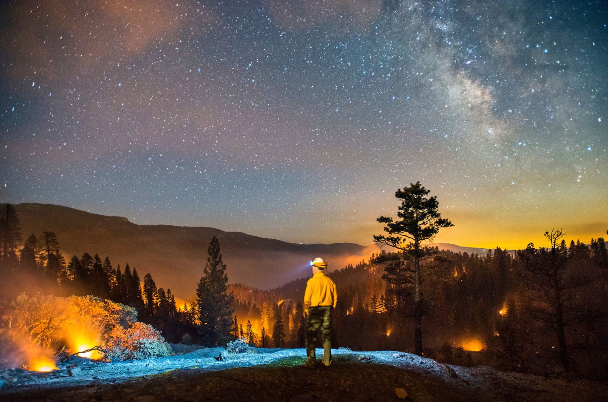 Dla fotografa płonący las może być piękny 3