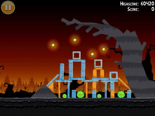iTest: Angry Birds Halloween HD 2