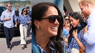 Meghan Markle i książę Harry dalej podbijają Australię: wiosenne stylizacje, tłumy wiwatujących fanów, urocze interakcje (ZDJĘCIA)
