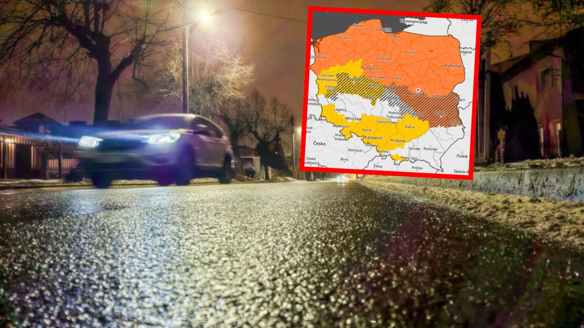 Ostrzeżenia przed gołoledzią dla wielu województw