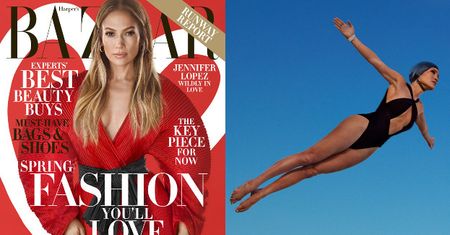 Jennifer Lopez ćwiczy skoki do wody w nowej sesji