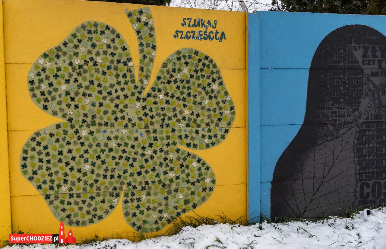 Chodzieskie murale, Chodzież, mural, ceramika, grafika