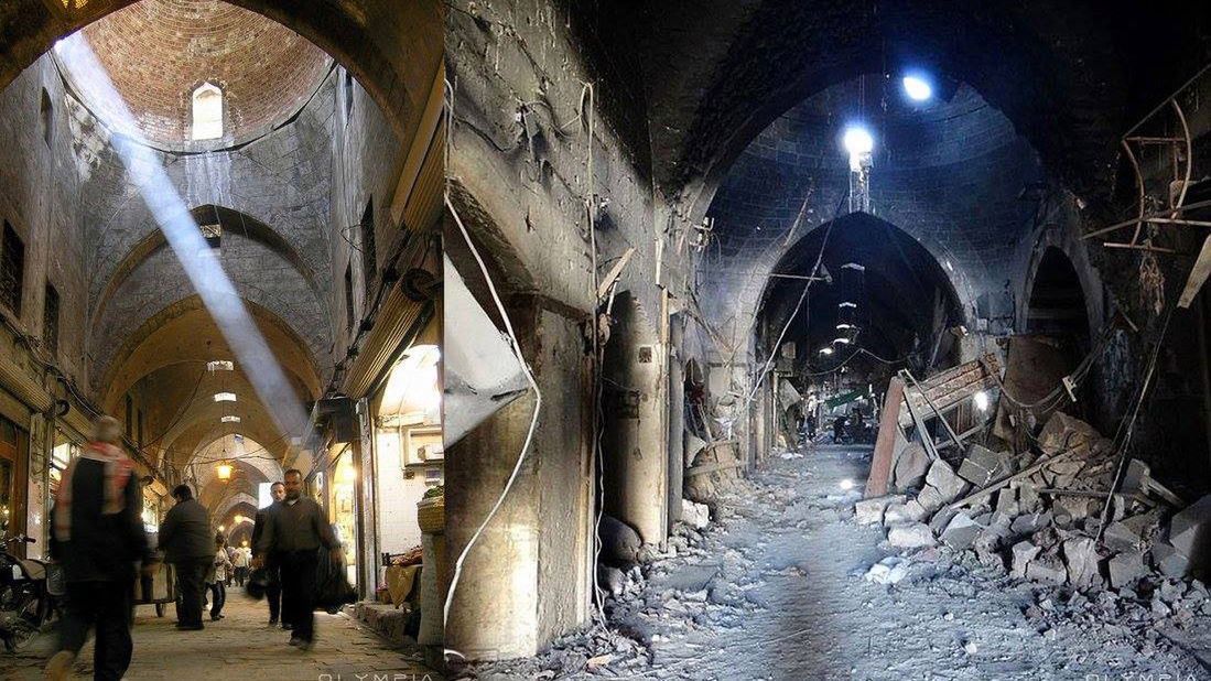 Syria przed i po wojnie - przerażające zdjęcia ukazujące zniszczenia i dramat mieszkańców 1