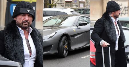 Patryk Vega prezentuje WYTATUOWANY TORS, wsiadając do samochodu za 1,2 MILIONA ZŁOTYCH (ZDJĘCIA)