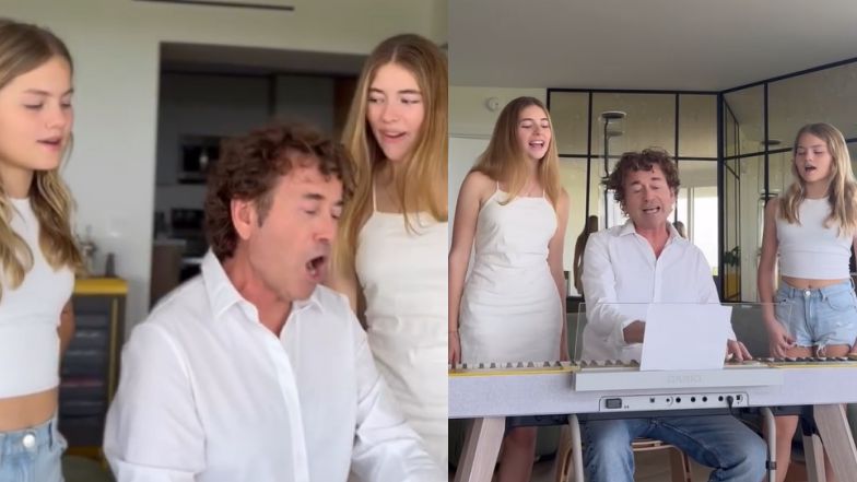 Piotr Rubik pokazał nagranie, jak śpiewa z córkami