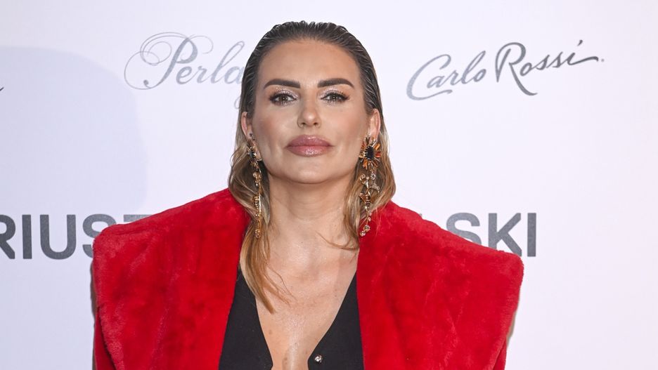 Monika Goździalska na premierze kolekcji Mariusza Przybylskiego