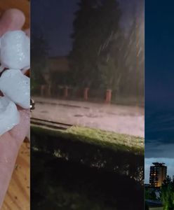 Nawałnice nad Polską. Olbrzymi grad i burze