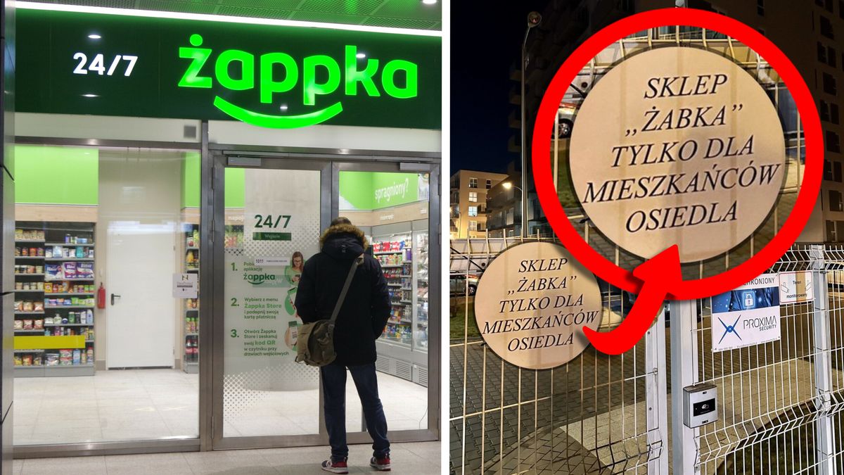 Żabka tylko dla mieszkańców strzeżonego osiedla