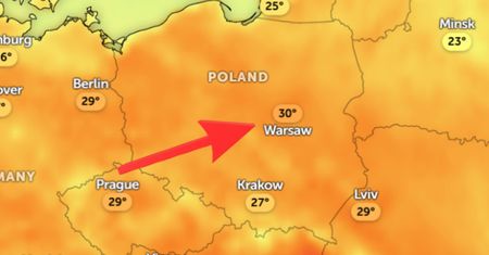To kwestia godzin. Na termometrach znów 30 st. C