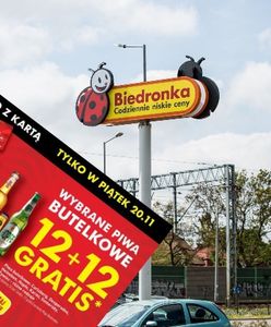 12 piw gratis. Biedronka je rozda tylko jednego dnia