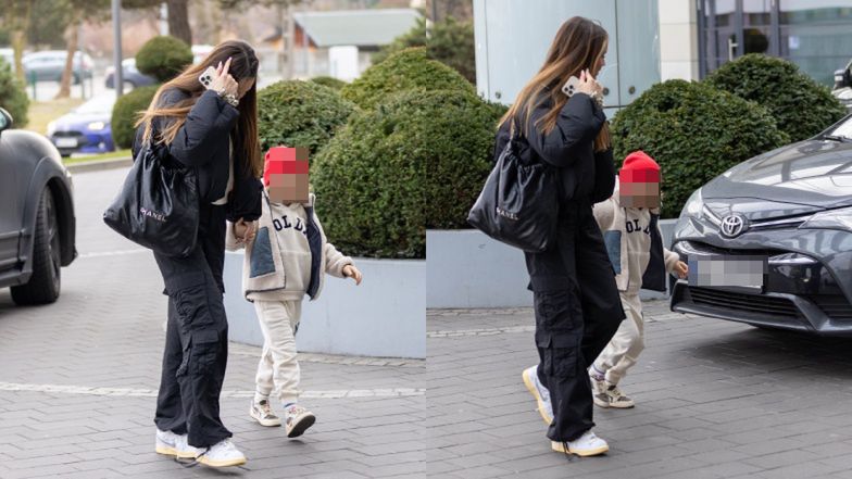 Marina Łuczenko z synem Liamem