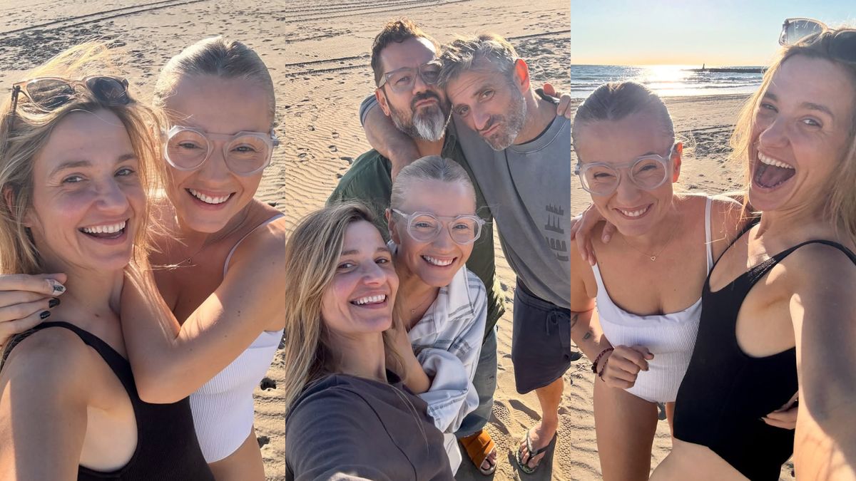 Joanna Koroniewska i Dorota Szelągowska pozdrawiają z plaży