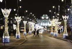 Warszawa. Świąteczna iluminacja skromniejsza. Koronawirus wymusił oszczędności