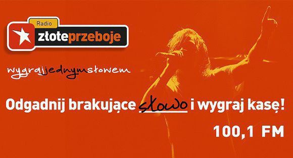 „Wygraj jednym słowem” nowym konkursem Złotych Przebojów