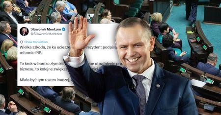 Nawrocki poparł reformę PIP. Mentzen krytykuje decyzję