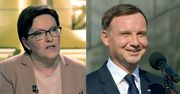 Kopacz: "Zbyt szybko panu Dudzie uwierzyłam. Czuję zawód"