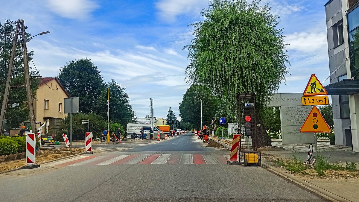Kaczory, remont ul. Pilskiej