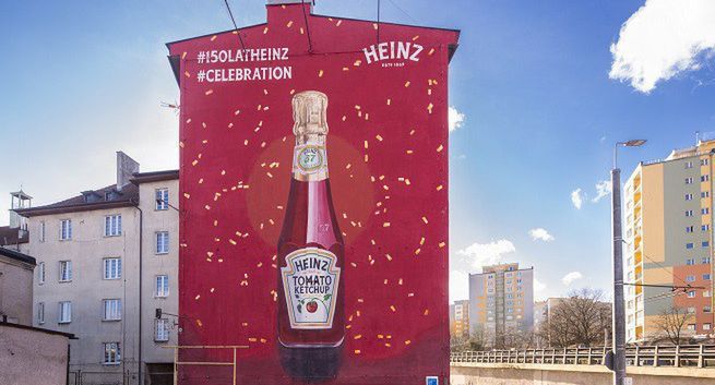 Heinz na 150. urodziny ozdobił polskie miasta muralami