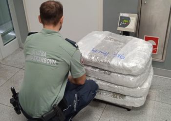 Prawie 40 kg marihuany w walizkach. Zatrzymana 26-letnia Szwedka