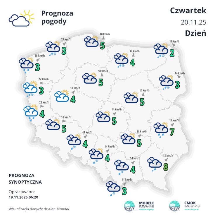 Jaka pogoda w czwartek?