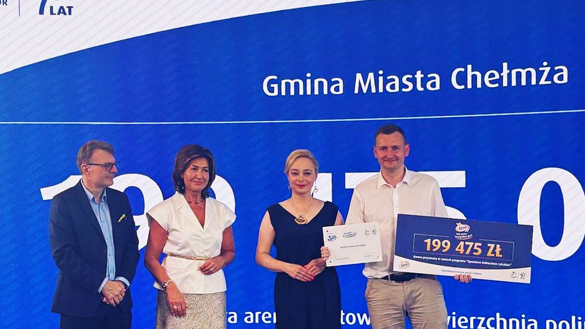 Dofinansowanie do terenów sportowych w Chełmży. 