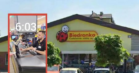 Wyciągnęła 100 zł w Biedronce. Reakcja kasjera powala