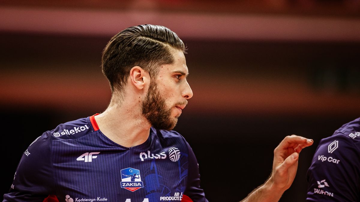 Aleksander Sliwka during volleyball game (Polish Super Cup): ZAKSA Kedzierzyn Kozle vs Jastrzebski Wegiel on Spodek arena in Katowice, Poland. (Photo by Mateusz Birecki/NurPhoto via Getty Images)