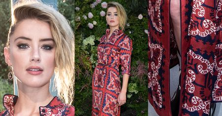 Amber Heard eksperymentuje z fryzurą i obuwiem...