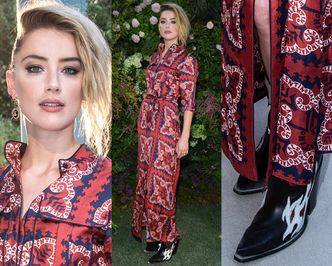 Amber Heard eksperymentuje z fryzurą i obuwiem...
