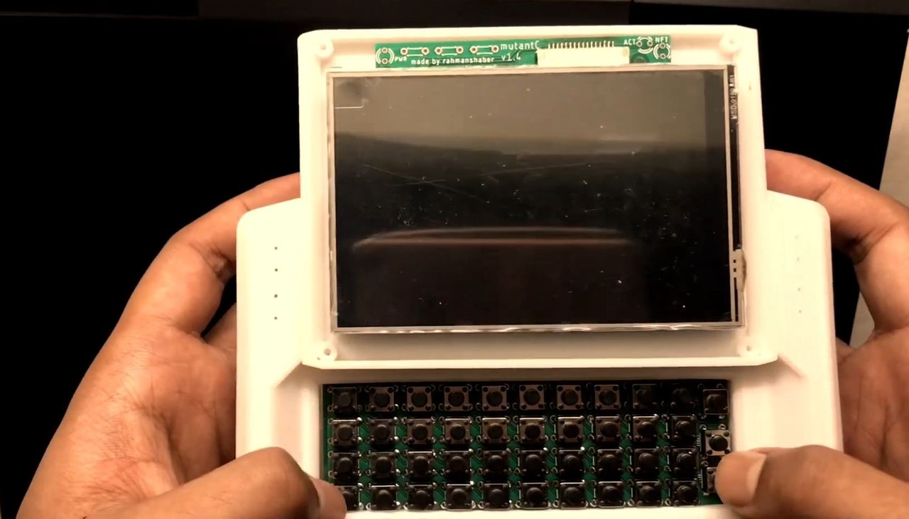 MutantC, czyli handheld PC typu slider na Raspberry Pi