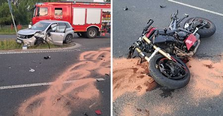 Tragedia na Śląsku. Motocyklista nie miał szans