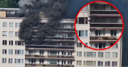 Ciarki od oglądania. Musiał uciekać przez okno. Nagranie z Belgii