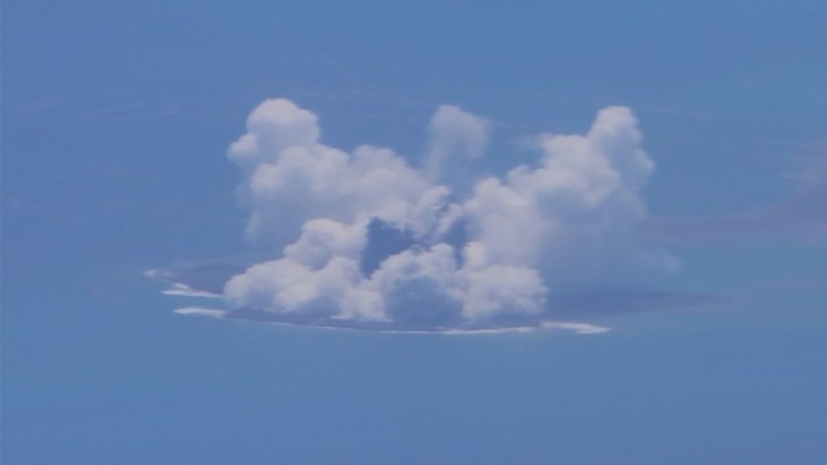 Na Oceanie Spokojnym pojawiła się nowa wyspa wulkaniczna