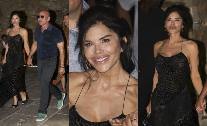 Lauren Sanchez paraduje w prześwitującej sukience w Saint Tropez