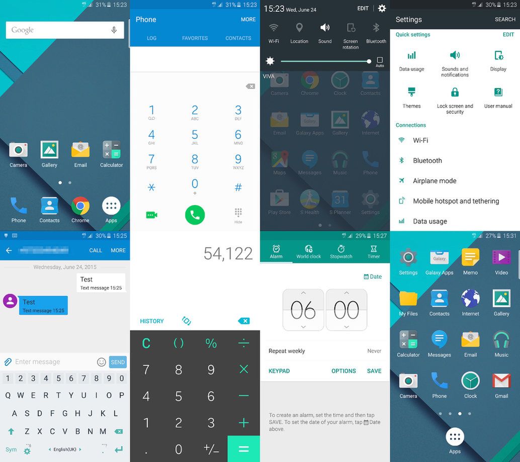 Wygląd czystego Androida na Galaxy S6? Marzenie wielu użytkowników S-szóstki właśnie się ziściło 2