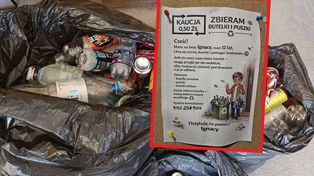 Ogłoszenie na klatce schodowej. Tak dorabia 12-latek