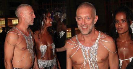 57-letni Vincent Cassel odsłania tors na imprezie karnawałowej w towarzystwie młodszej o 30 lat ukochanej. Ładna z nich para? (ZDJĘCIA)