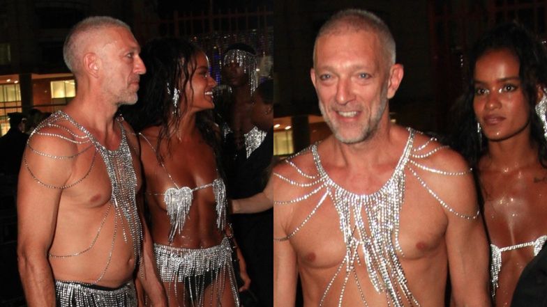 Vincent Cassel z dziewczyną bawią się na balu w Rio de Janeiro