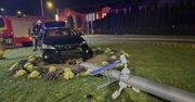 Nasielsk: Wjechał lexusem na środek ronda. Miał 3,3 promila alkoholu
