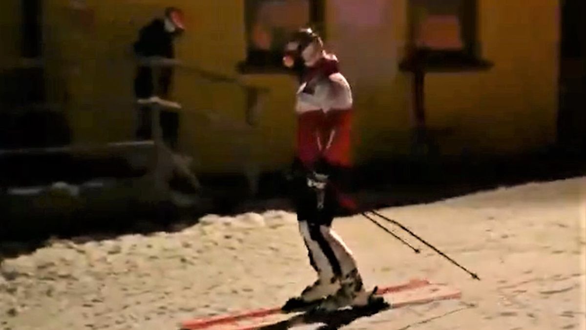 Prezydent przyłapany przez dziennikarzy